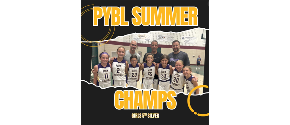 Girls 5th Grade PYBL Summer League Champions