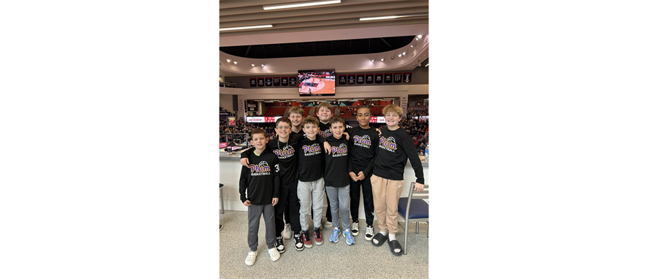 5th Grade Boys team bonding at Duquesne